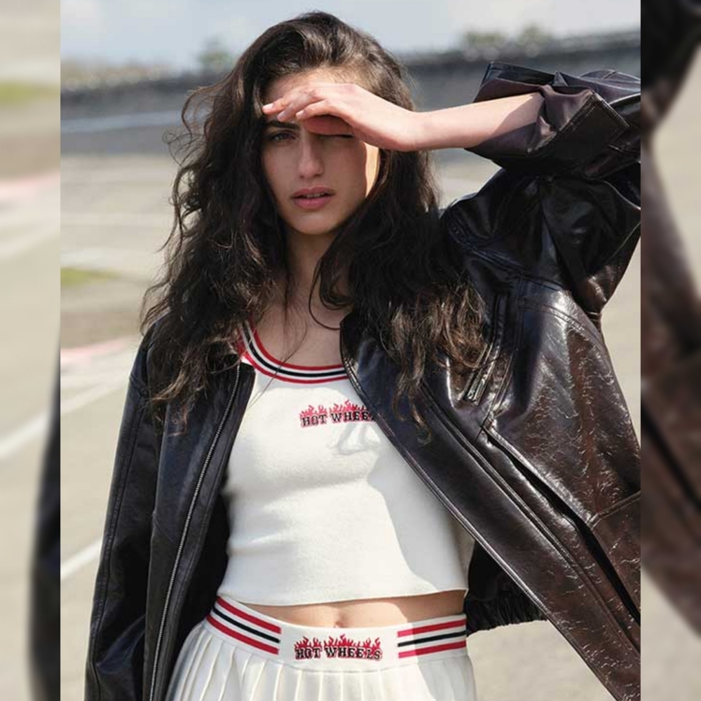 Maje x Hot Wheels Knit Crop Top